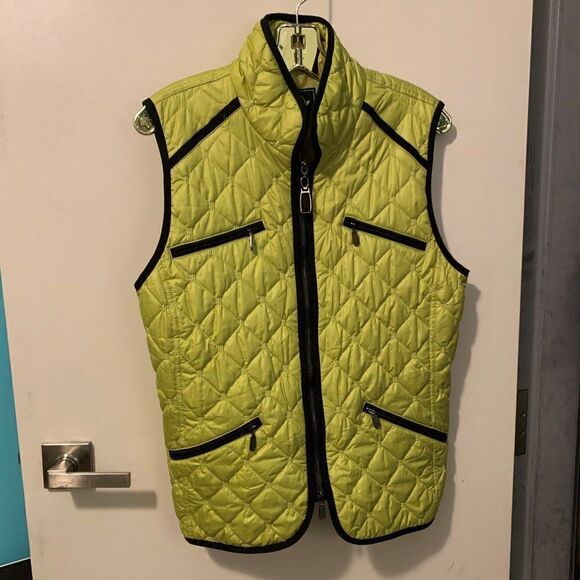 Under Armour athelicwear, sz small, slate grey, hood, EUC, acid green accent - Picture 13 of 13